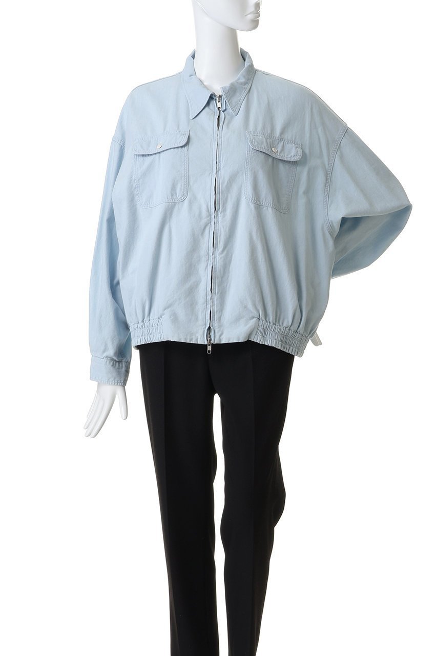 【マディソンブルー/MADISONBLUE】のHAMPTON BLOUSON CHAMBRAY(VW) ハンプトンブルゾン 人気、トレンドファッション・服の通販 founy(ファニー) 　ファッション　Fashion　レディースファッション　Fashion for Women　アウター　Coat / Outerwear Collection　レディースジャケット・軽アウター　Jackets　ブルゾンジャケット・スポーティアウター　Blouson Jackets　2023年　2023　2023春夏・S/S　Spring/Summer 2023 SS23　2026年　2026　シャンブレー　Chambray, Denim-Like Fabric　ジャケット　Jacket, Outerwear　ブルゾン　Blouson, Bomber Jacket　モダン　Modern, Contemporary　ヴィンテージ　Vintage Style　夏　Summer　春　Spring　S/S・春夏　SS, Spring/Summer, Warm Season　other-2|ID: prp329100004793067 ipo3291000000034777492