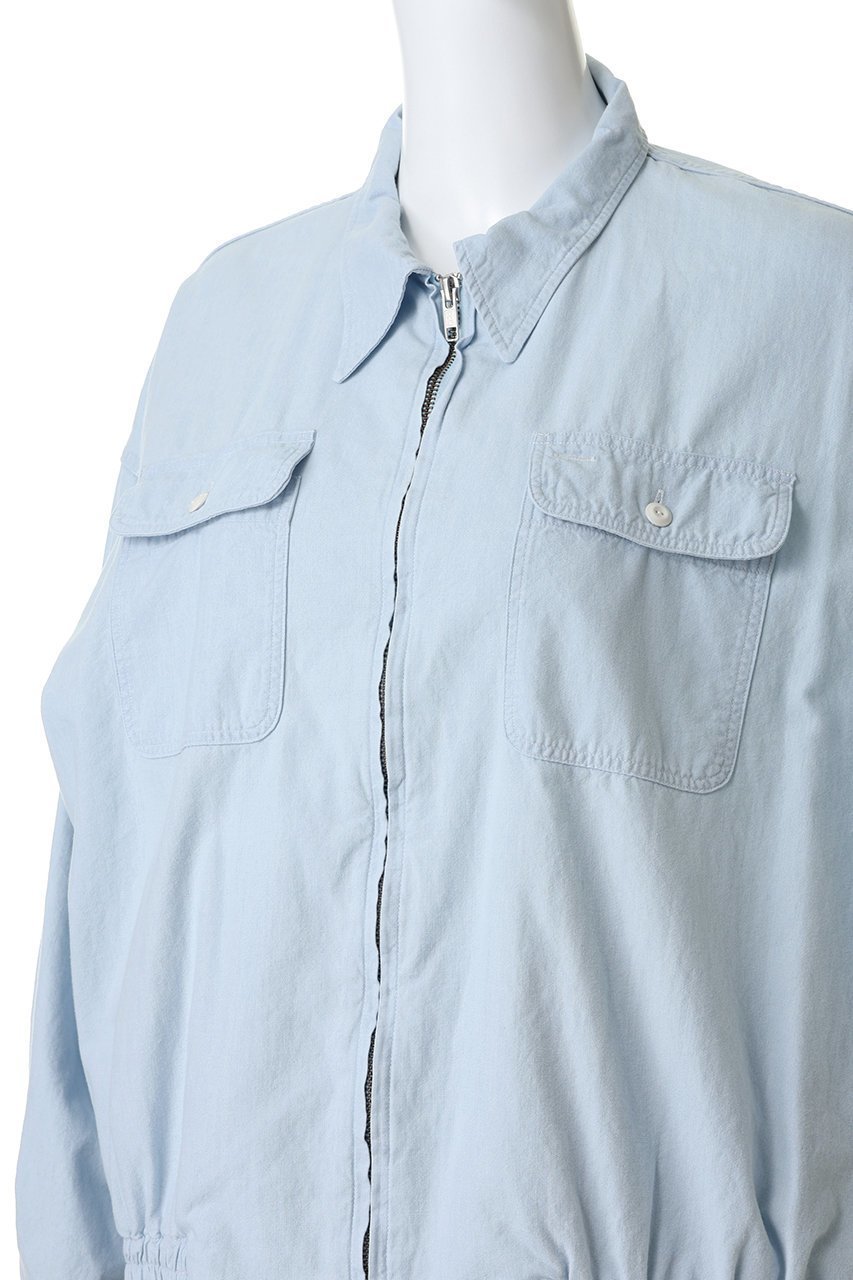 【マディソンブルー/MADISONBLUE】のHAMPTON BLOUSON CHAMBRAY(VW) ハンプトンブルゾン 人気、トレンドファッション・服の通販 founy(ファニー) 　ファッション　Fashion　レディースファッション　Fashion for Women　アウター　Coat / Outerwear Collection　レディースジャケット・軽アウター　Jackets　ブルゾンジャケット・スポーティアウター　Blouson Jackets　2023年　2023　2023春夏・S/S　Spring/Summer 2023 SS23　2026年　2026　シャンブレー　Chambray, Denim-Like Fabric　ジャケット　Jacket, Outerwear　ブルゾン　Blouson, Bomber Jacket　モダン　Modern, Contemporary　ヴィンテージ　Vintage Style　夏　Summer　春　Spring　S/S・春夏　SS, Spring/Summer, Warm Season　other-5|ID: prp329100004793067 ipo3291000000034777495
