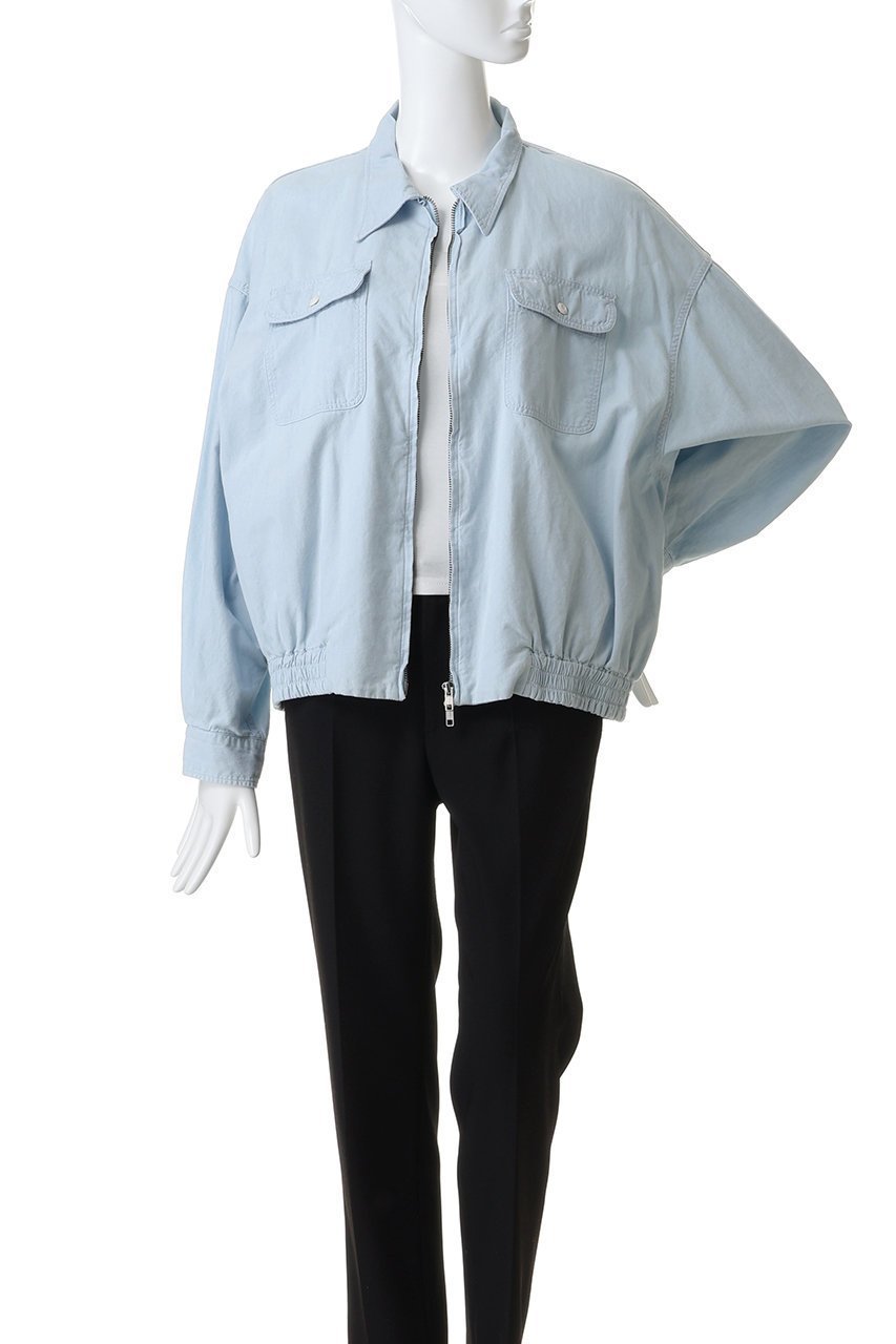 【マディソンブルー/MADISONBLUE】のHAMPTON BLOUSON CHAMBRAY(VW) ハンプトンブルゾン 人気、トレンドファッション・服の通販 founy(ファニー) 　ファッション　Fashion　レディースファッション　Fashion for Women　アウター　Coat / Outerwear Collection　レディースジャケット・軽アウター　Jackets　ブルゾンジャケット・スポーティアウター　Blouson Jackets　2023年　2023　2023春夏・S/S　Spring/Summer 2023 SS23　2026年　2026　シャンブレー　Chambray, Denim-Like Fabric　ジャケット　Jacket, Outerwear　ブルゾン　Blouson, Bomber Jacket　モダン　Modern, Contemporary　ヴィンテージ　Vintage Style　夏　Summer　春　Spring　S/S・春夏　SS, Spring/Summer, Warm Season　other-6|ID: prp329100004793067 ipo3291000000034777496