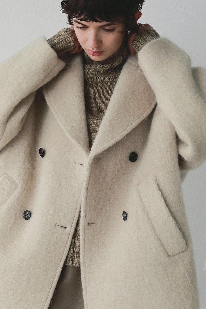 【ハー/HER.】のTICCA 別注モヘアPコート 人気、トレンドファッション・服の通販 founy(ファニー) 　ファッション　Fashion　レディースファッション　Fashion for Women　アウター　Coat / Outerwear Collection　コート・ロングコート・ピーコート　Long Coats, Peacoats & More　Pコート　Pea Coats　ショート　Short, Short Length　人気　Popular, Best Seller　別注　Limited Edition, Custom Order　other-8|ID: prp329100004793068 ipo3291000000035953582