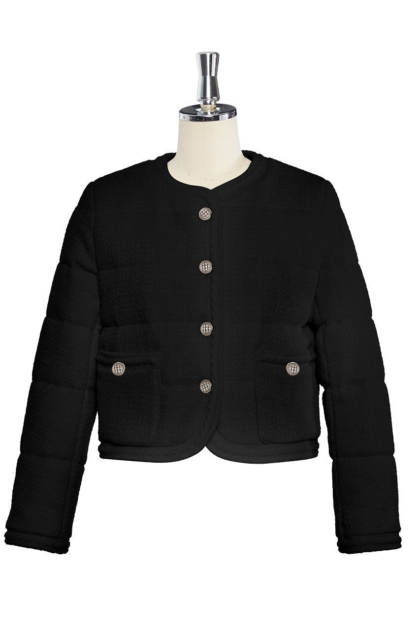 【デイジーリン/DAISY LIN】のWashable Tweed キルティングジャケット”Daisy Modern” インテリア・キッズ・メンズ・レディースファッション・服の通販 founy(ファニー) ファッション Fashion レディースファッション Fashion for Women アウター Coat / Outerwear Collection レディースジャケット・軽アウター Jackets ウォッシャブル Machine Washable エレガント 上品 Elegant 洗える Machine Washable キルティング Quilted, Quilting クラシカル Classical, Vintage-Inspired ジャケット Jacket, Outerwear ツイード Twill, Twill Weave 定番 Standard, Basic Item ブレード Braid, Decorative Trim モダン Modern, Contemporary リュクス Luxury, Elegant, High-End, Chic 新作・新入荷 New Arrivals / New In ブラックブラック|ID: prp329100004793069 ipo3291000000034777509