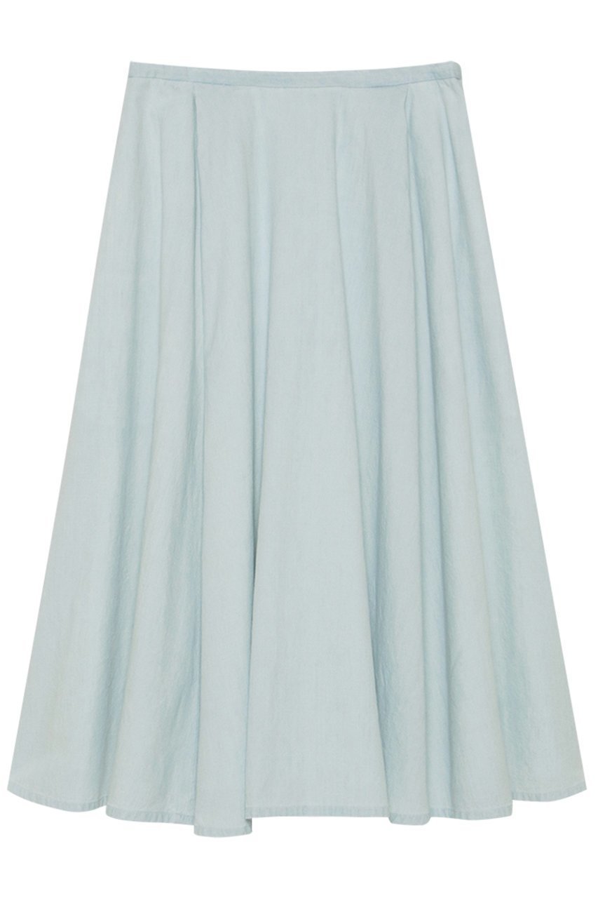 【マディソンブルー/MADISONBLUE】のPUFF KNEE LENGTH SK CHAMBRAY(VW) シャンブレースカート インテリア・キッズ・メンズ・レディースファッション・服の通販 founy(ファニー) 　ファッション　Fashion　レディースファッション　Fashion for Women　スカート　Skirts　2026年　2026　アシンメトリー　Asymmetrical Style　ギャザー　Gathered, Ruffled　シャンブレー　Chambray, Denim-Like Fabric　フレア　Flare, Flared　夏　Summer　春　Spring　S/S・春夏　SS, Spring/Summer, Warm Season　ブルー|ID: prp329100004793076 ipo3291000000036156269