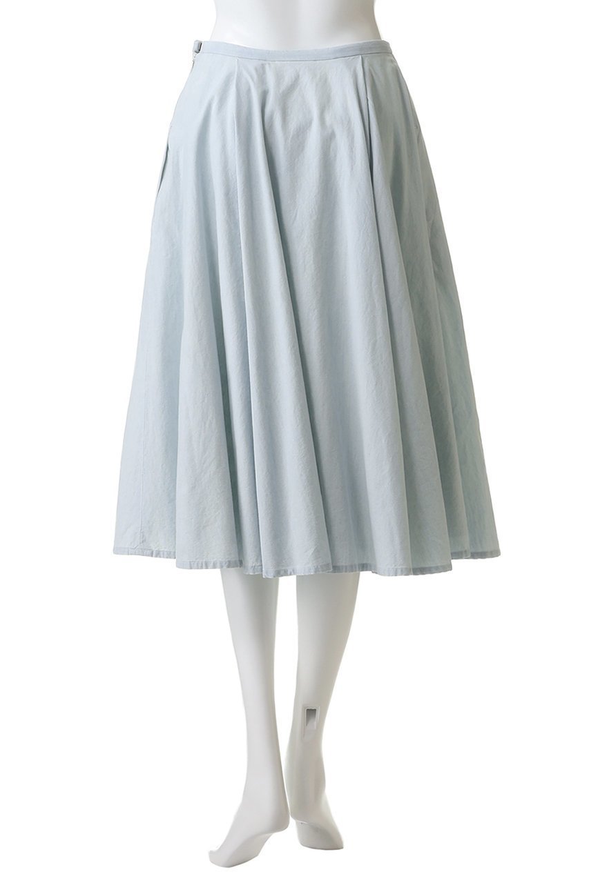 【マディソンブルー/MADISONBLUE】のPUFF KNEE LENGTH SK CHAMBRAY(VW) シャンブレースカート 人気、トレンドファッション・服の通販 founy(ファニー) 　ファッション　Fashion　レディースファッション　Fashion for Women　スカート　Skirts　2026年　2026　アシンメトリー　Asymmetrical Style　ギャザー　Gathered, Ruffled　シャンブレー　Chambray, Denim-Like Fabric　フレア　Flare, Flared　夏　Summer　春　Spring　S/S・春夏　SS, Spring/Summer, Warm Season　other-4|ID: prp329100004793076 ipo3291000000036156274