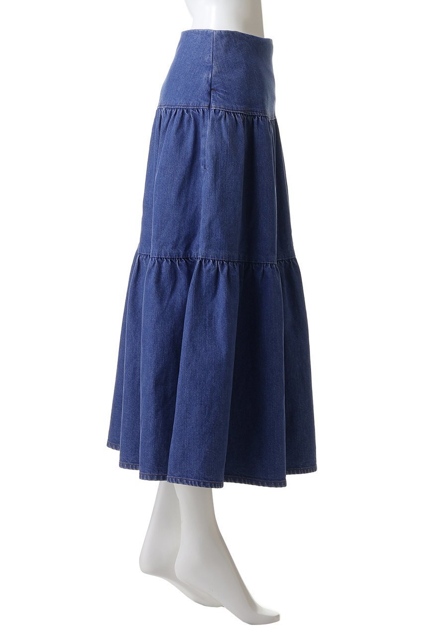 【マディソンブルー/MADISONBLUE】のTIERED SKIRT DENIM デニムティアードスカート 人気、トレンドファッション・服の通販 founy(ファニー) 　ファッション　Fashion　レディースファッション　Fashion for Women　スカート　Skirts　ティアードスカート　Tiered Skirts　2026年　2026　ティアード　Tiered, Tiered Style　ティアードスカート　Tiered Skirt, Flounced Skirt　デニム　Denim, Jeans Material　夏　Summer　春　Spring　S/S・春夏　SS, Spring/Summer, Warm Season　other-3|ID: prp329100004793077 ipo3291000000036156291