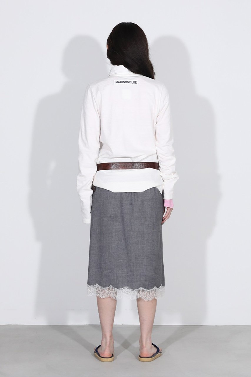 【マディソンブルー/MADISONBLUE】のMIDDLE SKIRT LACE PE/W レースミドルスカート 人気、トレンドファッション・服の通販 founy(ファニー) 　ファッション　Fashion　レディースファッション　Fashion for Women　スカート　Skirts　2026年　2026　ウォッシャブル　Machine Washable　スピンドル　Spindle, Drawcord　フィット　Fit, Slim Fit　フェミニン　Feminine, Girly　フォーマル　Formal, Dressy　ラウンド　Round, Round Neck　レース　Lace, Lace Fabric　エレガント 上品　Elegant　夏　Summer　春　Spring　S/S・春夏　SS, Spring/Summer, Warm Season　other-7|ID: prp329100004793079 ipo3291000000035165214