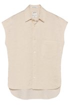 【マディソンブルー/MADISONBLUE】のJ.BRADLEY SLEEVELESS SHIRT SATIN サテンスリーブレスシャツ クリーム|ID: prp329100004793083 ipo3291000000035943072