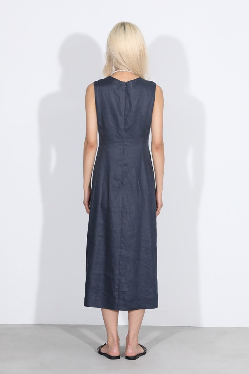 【マディソンブルー/MADISONBLUE】のSLEEVELESS DRESS LINEN リネンスリーブレスドレス 人気、トレンドファッション・服の通販 founy(ファニー) 　ファッション　Fashion　レディースファッション　Fashion for Women　ワンピース　Dresses　フォーマル・パーティードレス・結婚式用ドレス　Elegant & Casual Dresses　チュニック　Tunic Tops & Dresses　2026年　2026　エレガント 上品　Elegant　チュニック　Tunic, Long Top　リネン　Linen, Linen Fabric　ロング　Long, Long-Length　夏　Summer　春　Spring　S/S・春夏　SS, Spring/Summer, Warm Season　other-7|ID: prp329100004793085 ipo3291000000035165228