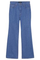 【マディソンブルー/MADISONBLUE】のCENTER CREASE FLARE PANTS DENIM デニムフレアパンツ ブルー|ID: prp329100004793090 ipo3291000000034777650