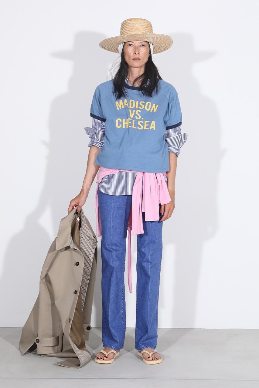 【マディソンブルー/MADISONBLUE】のCENTER CREASE FLARE PANTS DENIM デニムフレアパンツ 人気、トレンドファッション・服の通販 founy(ファニー) 　ファッション　Fashion　レディースファッション　Fashion for Women　パンツ　Pants & Trousers　デニムパンツ・ジーンズ・美脚デニム　Denim Jeans & Pants　2026年　2026　センター　Center, Center Line　デニム　Denim, Jeans Material　フレア　Flare, Flared　夏　Summer　春　Spring　S/S・春夏　SS, Spring/Summer, Warm Season　other-8|ID: prp329100004793090 ipo3291000000035805291