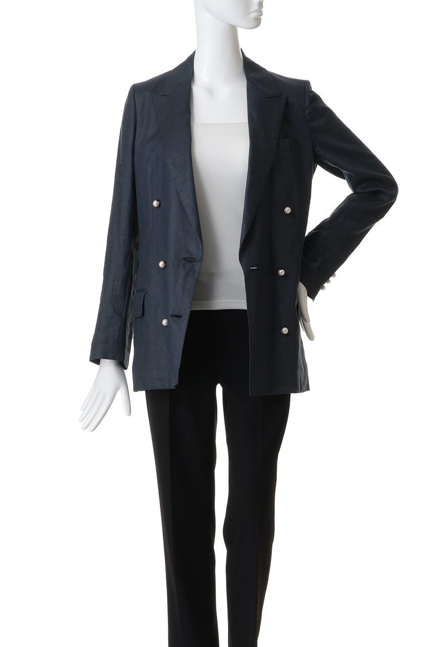 【マディソンブルー/MADISONBLUE】のUNLINED BLEECKER W6B BLAZER LINEN リネンW6Bブレザー 人気、トレンドファッション・服の通販 founy(ファニー) 　ファッション　Fashion　レディースファッション　Fashion for Women　アウター　Coat / Outerwear Collection　レディースジャケット・軽アウター　Jackets　2026年　2026　ジャケット　Jacket, Outerwear　リネン　Linen, Linen Fabric　リラックス　Relax, Relaxed Fit　夏　Summer　春　Spring　S/S・春夏　SS, Spring/Summer, Warm Season　other-6|ID: prp329100004793093 ipo3291000000034777675