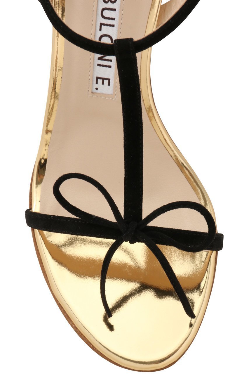 【ネブローニ/NEBULONI E】のリボン付きスエードTストラップサンダル 人気、トレンドファッション・服の通販 founy(ファニー) 　ファッション　Fashion　レディースファッション　Fashion for Women　2026年　2026　インソール　Shoe Insole　サンダル　Sandals, Summer Shoes　ストラップサンダル　Strappy Sandals, Strap Sandals　ソックス　Socks, Hosiery　バランス　Balance, Style Balance　ラップ　Wrap, Wrap Design　リボン　Ribbon, Bow　夏　Summer　春　Spring　S/S・春夏　SS, Spring/Summer, Warm Season　other-5|ID: prp329100004793099 ipo3291000000035820373