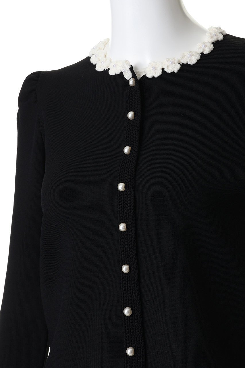 【コルコバード/CORCOVADO】のフラワートリムカーディガン 人気、トレンドファッション・服の通販 founy(ファニー) ファッション Fashion レディースファッション Fashion for Women トップス・カットソー Cut & Sew Tops カーディガン・羽織り Layered Style Cardigans シャツ・ブラウス・オフィスカジュアル Elegant Blouses & Button-Ups ロングTシャツ・Tシャツ Longline T-Shirts & Tees カットソー・ベーシックTシャツ Cut-and-Sewn Tops / Stretch Tees & Basics 2026年 2026 カーディガン Cardigan, Knitwear コンパクト Compact, Small Size ショート Short, Short Length スリーブ Sleeve, Long Sleeve / Short Sleeve バランス Balance, Style Balance パール Pearl, Pearl Accent フラワー Flower, Floral フレア Flare, Flared モチーフ Motif, Design Theme エレガント 上品 Elegant 夏 Summer 春 Spring S/S・春夏 SS, Spring/Summer, Warm Season other-5|ID: prp329100004793103 ipo3291000000034777743