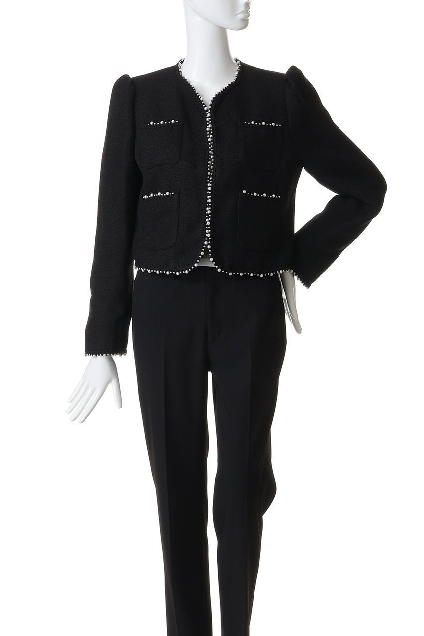 【コルコバード/CORCOVADO】のパールトリムツイードジャケット 人気、トレンドファッション・服の通販 founy(ファニー) 　ファッション　Fashion　レディースファッション　Fashion for Women　アウター　Coat / Outerwear Collection　レディースジャケット・軽アウター　Jackets　2026年　2026　エレガント 上品　Elegant　クラシカル　Classical, Vintage-Inspired　ジャケット　Jacket, Outerwear　ツイード　Twill, Twill Weave　パーティ　Party, Party Style　パール　Pearl, Pearl Accent　フォルム　Silhouette, Form　リュクス　Luxury, Elegant, High-End, Chic　夏　Summer　春　Spring　S/S・春夏　SS, Spring/Summer, Warm Season　other-2|ID: prp329100004793105 ipo3291000000035716038