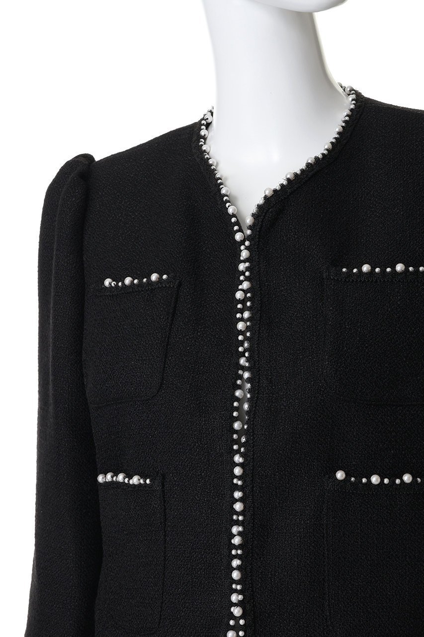 【コルコバード/CORCOVADO】のパールトリムツイードジャケット 人気、トレンドファッション・服の通販 founy(ファニー) 　ファッション　Fashion　レディースファッション　Fashion for Women　アウター　Coat / Outerwear Collection　レディースジャケット・軽アウター　Jackets　2026年　2026　エレガント 上品　Elegant　クラシカル　Classical, Vintage-Inspired　ジャケット　Jacket, Outerwear　ツイード　Twill, Twill Weave　パーティ　Party, Party Style　パール　Pearl, Pearl Accent　フォルム　Silhouette, Form　リュクス　Luxury, Elegant, High-End, Chic　夏　Summer　春　Spring　S/S・春夏　SS, Spring/Summer, Warm Season　other-5|ID: prp329100004793105 ipo3291000000035716044