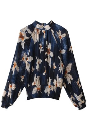 【コルコバード/CORCOVADO】 カラーシフォンブラウス人気、トレンドファッション・服の通販 founy(ファニー) ファッション Fashion レディースファッション Fashion for Women トップス・カットソー Cut & Sew Tops シャツ・ブラウス・オフィスカジュアル Elegant Blouses & Button-Ups 2026年 2026 シフォン Chiffon, Lightweight Fabric スリーブ Sleeve, Long Sleeve / Short Sleeve フラワー Flower, Floral プリント Print, Printed Pattern プリーツ Pleats, Pleated ロング Long, Long-Length 夏 Summer 春 Spring S/S・春夏 SS, Spring/Summer, Warm Season |ID:prp329100004793107