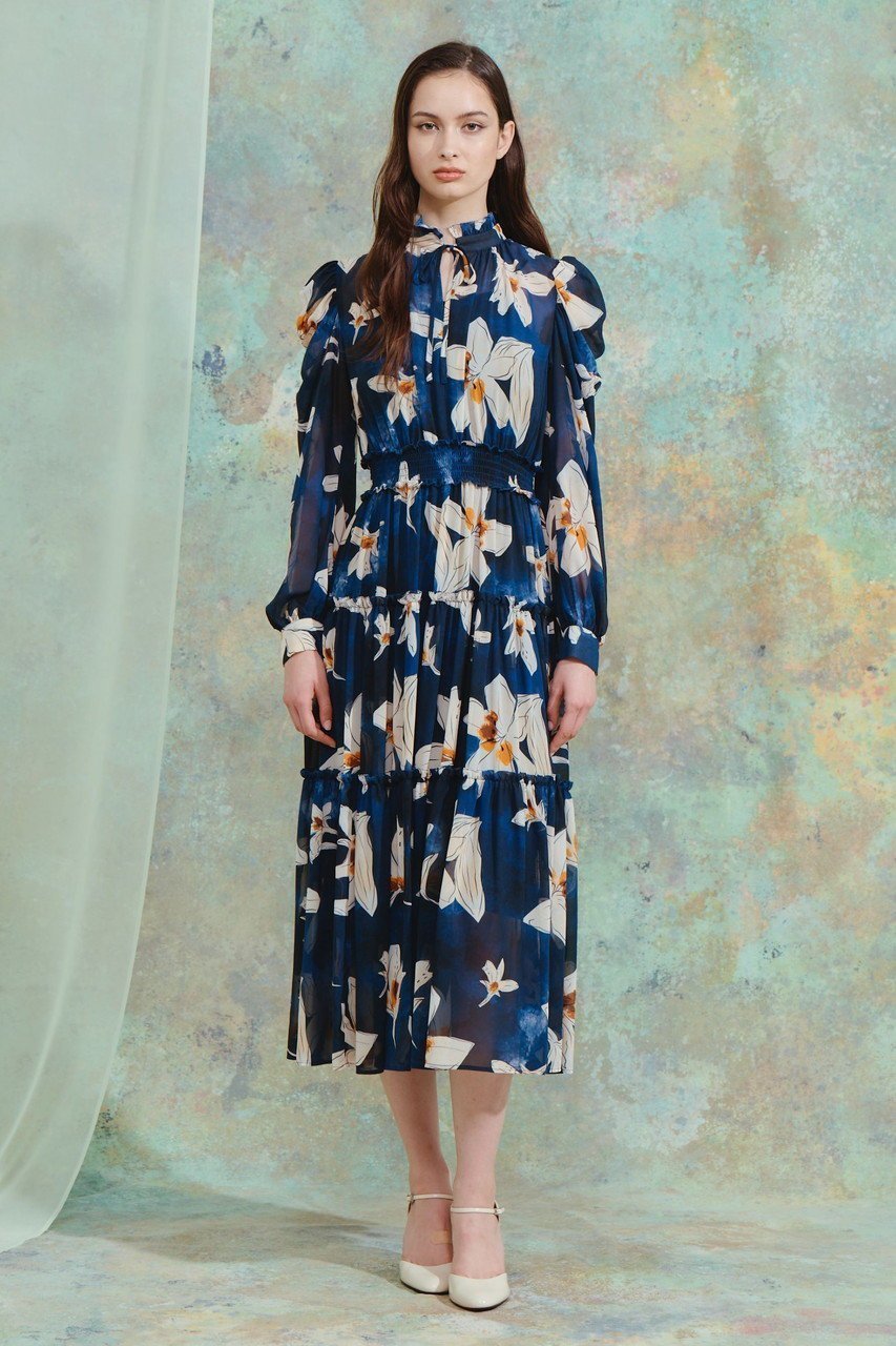 【コルコバード/CORCOVADO】のカラーシフォンドレス 人気、トレンドファッション・服の通販 founy(ファニー) 　ファッション　Fashion　レディースファッション　Fashion for Women　ワンピース　Dresses　フォーマル・パーティードレス・結婚式用ドレス　Elegant & Casual Dresses　チュニック　Tunic Tops & Dresses　2026年　2026　ギャザー　Gathered, Ruffled　シフォン　Chiffon, Lightweight Fabric　シューズ　Shoes, Footwear　スリーブ　Sleeve, Long Sleeve / Short Sleeve　チュニック　Tunic, Long Top　ドレス　Dress, One-Piece　パーティ　Party, Party Style　フラワー　Flower, Floral　リゾート　Resort, Vacation Style　リボン　Ribbon, Bow　夏　Summer　春　Spring　S/S・春夏　SS, Spring/Summer, Warm Season　other-7|ID: prp329100004793115 ipo3291000000034777850