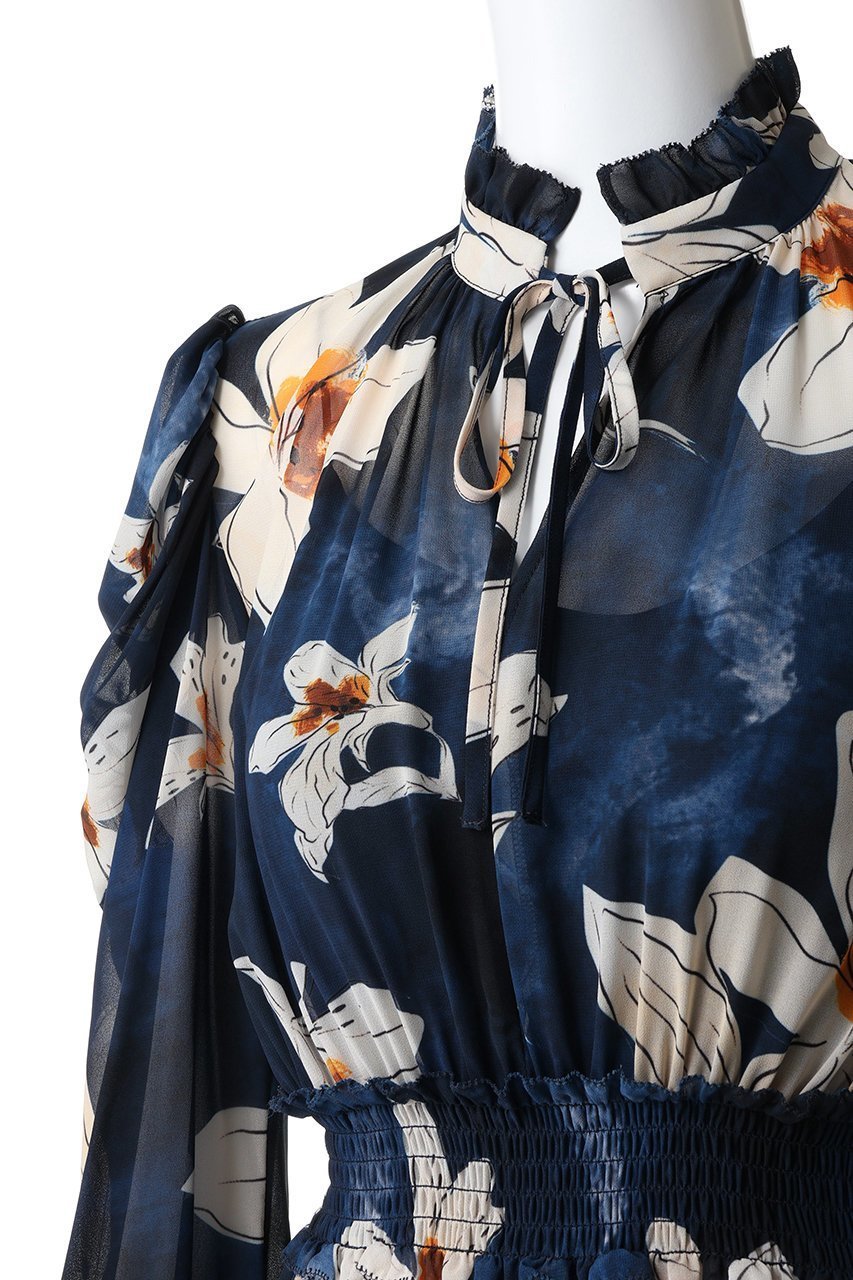 【コルコバード/CORCOVADO】のカラーシフォンドレス 人気、トレンドファッション・服の通販 founy(ファニー) 　ファッション　Fashion　レディースファッション　Fashion for Women　ワンピース　Dresses　フォーマル・パーティードレス・結婚式用ドレス　Elegant & Casual Dresses　チュニック　Tunic Tops & Dresses　2026年　2026　ギャザー　Gathered, Ruffled　シフォン　Chiffon, Lightweight Fabric　シューズ　Shoes, Footwear　スリーブ　Sleeve, Long Sleeve / Short Sleeve　チュニック　Tunic, Long Top　ドレス　Dress, One-Piece　パーティ　Party, Party Style　フラワー　Flower, Floral　リゾート　Resort, Vacation Style　リボン　Ribbon, Bow　夏　Summer　春　Spring　S/S・春夏　SS, Spring/Summer, Warm Season　other-5|ID: prp329100004793115 ipo3291000000035894747