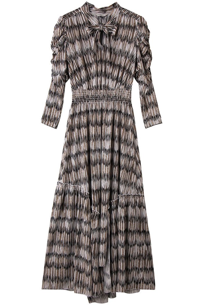 【コルコバード/CORCOVADO】のプリントボウタイリボンドレス インテリア・キッズ・メンズ・レディースファッション・服の通販 founy(ファニー) https://founy.com/ ファッション Fashion レディースファッション Fashion for Women ワンピース Dresses フォーマル・パーティードレス・結婚式用ドレス Elegant & Casual Dresses チュニック Tunic Tops & Dresses 2026年 2026 おすすめ Recommended / Our Picks ギャザー Gathered, Ruffled スリーブ Sleeve, Long Sleeve / Short Sleeve チュニック Tunic, Long Top ドレス Dress, One-Piece プリント Print, Printed Pattern マキシ Maxi, Full Length リボン Ribbon, Bow リュクス Luxury, Elegant, High-End, Chic 夏 Summer 春 Spring S/S・春夏 SS, Spring/Summer, Warm Season |ID: prp329100004793116 ipo3291000000034777852