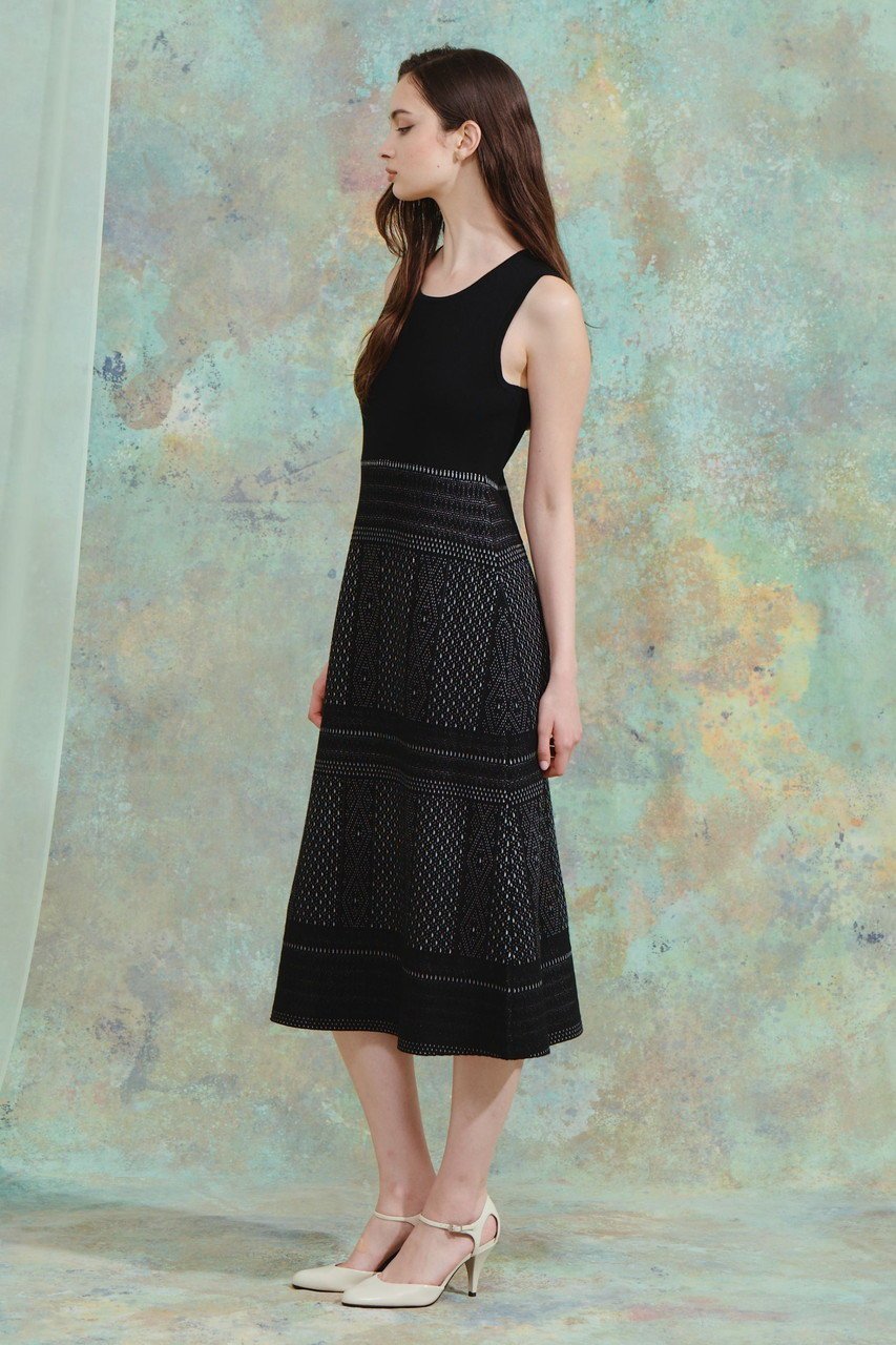 【コルコバード/CORCOVADO】のレーシージャカードドレス 人気、トレンドファッション・服の通販 founy(ファニー) 　ファッション　Fashion　レディースファッション　Fashion for Women　ワンピース　Dresses　フォーマル・パーティードレス・結婚式用ドレス　Elegant & Casual Dresses　チュニック　Tunic Tops & Dresses　2026年　2026　なめらか　Smooth, Silky Texture　オケージョン　Occasion Wear　ジャカード／ジャガード　Jacquard, Woven Pattern　ジャケット　Jacket, Outerwear　チュニック　Tunic, Long Top　ドレス　Dress, One-Piece　ビジネス 仕事 通勤　Business / Work / Commuting　モダン　Modern, Contemporary　レーシー　Lacy, Lace-Like　夏　Summer　春　Spring　S/S・春夏　SS, Spring/Summer, Warm Season　other-7|ID: prp329100004793119 ipo3291000000034777900