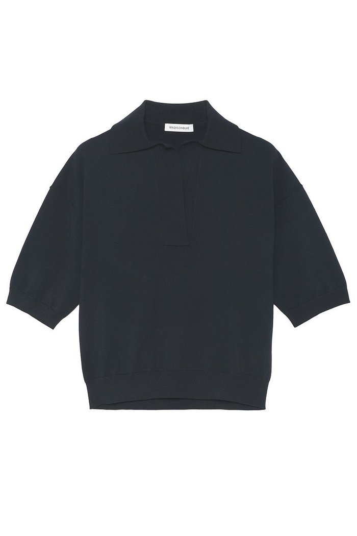【マディソンブルー/MADISONBLUE】のSKIPPER HALF SLEEVE KNIT スキッパーH/Sニット インテリア・キッズ・メンズ・レディースファッション・服の通販 founy(ファニー) https://founy.com/ ファッション Fashion レディースファッション Fashion for Women トップス・カットソー Cut & Sew Tops ニット Knit Tops & Sweaters カジュアルプルオーバー・ニットトップス Pullovers & Knit Tops / Casual Pullovers 2026年 2026 インナー Innerwear スキッパー Skipper, Open Collar エレガント 上品 Elegant 半袖 Short Sleeve, Half Sleeve 夏 Summer 定番 Standard, Basic Item 春 Spring S/S・春夏 SS, Spring/Summer, Warm Season |ID: prp329100004793124 ipo3291000000034777929