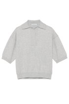 【マディソンブルー/MADISONBLUE】のSKIPPER HALF SLEEVE KNIT スキッパーH/Sニット グレー|ID:prp329100004793124