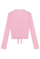 【マディソンブルー/MADISONBLUE】のCACHE-COEUR TEE カシュクールTシャツ ピンク|ID:prp329100004793133