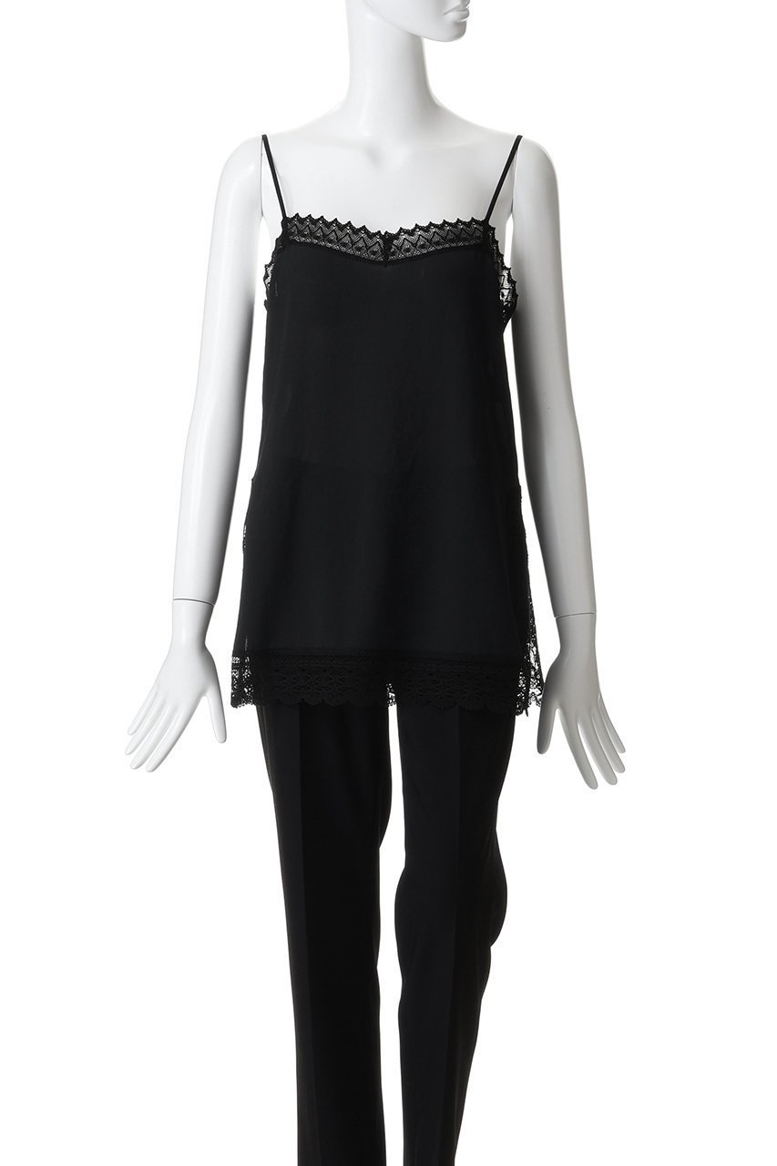 【ガリャルダガランテ/GALLARDAGALANTE】の【HERITANOVUM】レースキャミソール 人気、トレンドファッション・服の通販 founy(ファニー) 　ファッション　Fashion　レディースファッション　Fashion for Women　トップス・カットソー　Cut & Sew Tops　キャミソール&ノースリーブ　Camisoles & Sleeveless Tops　シャツ・ブラウス・オフィスカジュアル　Elegant Blouses & Button-Ups　ロングTシャツ・Tシャツ　Longline T-Shirts & Tees　カットソー・ベーシックTシャツ　Cut-and-Sewn Tops / Stretch Tees & Basics　なめらか　Smooth, Silky Texture　インナー　Innerwear　キャミソール　Camisole, Spaghetti Strap Top　スリット　Slit, Slit Detail　タンク　Tank Top, Sleeveless Top　トレンド　Trend, Trending Now　レース　Lace, Lace Fabric　エレガント 上品　Elegant　other-2|ID: prp329100004793136 ipo3291000000035899059