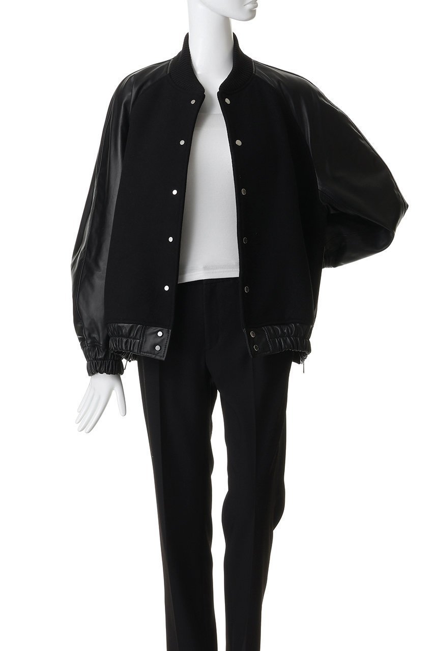 【メゾンスペシャル/MAISON SPECIAL】の【UNISEX】SHEEPレザーコンビスタジャン 人気、トレンドファッション・服の通販 founy(ファニー) 　ファッション　Fashion　レディースファッション　Fashion for Women　アウター　Coat / Outerwear Collection　レディースジャケット・軽アウター　Jackets　ブルゾンジャケット・スポーティアウター　Blouson Jackets　ユニセックス　Unisex, Genderless　ジャケット　Jacket, Outerwear　ブルゾン　Blouson, Bomber Jacket　モダン　Modern, Contemporary　エレガント 上品　Elegant　新作・新入荷　New Arrivals / New In　other-8|ID: prp329100004793137 ipo3291000000034778024