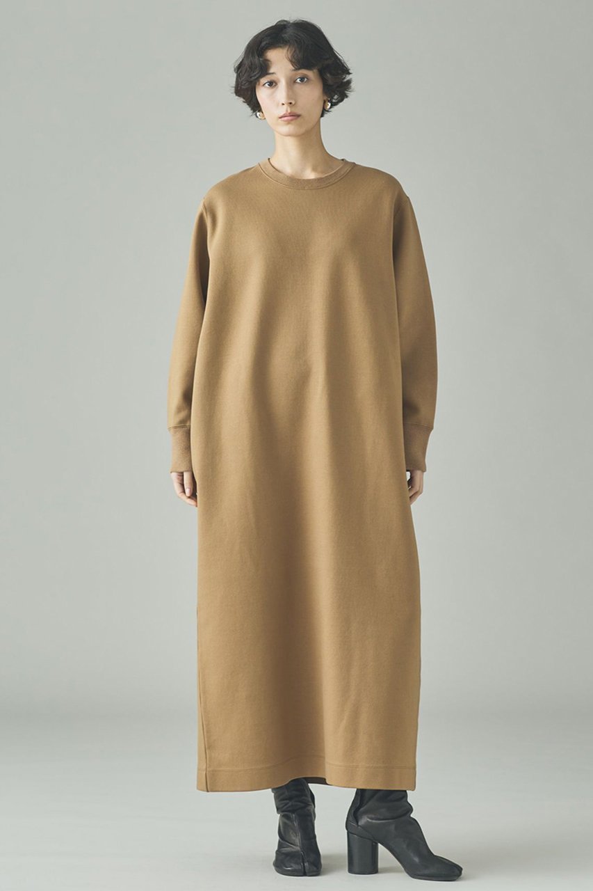 【カレンソロジー/Curensology】のダンボールワンピース インテリア・キッズ・メンズ・レディースファッション・服の通販 founy(ファニー) 　ファッション　Fashion　レディースファッション　Fashion for Women　ワンピース　Dresses　チュニック　Tunic Tops & Dresses　チュニック　Tunic, Long Top　リラックス　Relax, Relaxed Fit　ロング　Long, Long-Length　再入荷　Restock / Back in Stock　キャメル|ID: prp329100004793138 ipo3291000000035351889