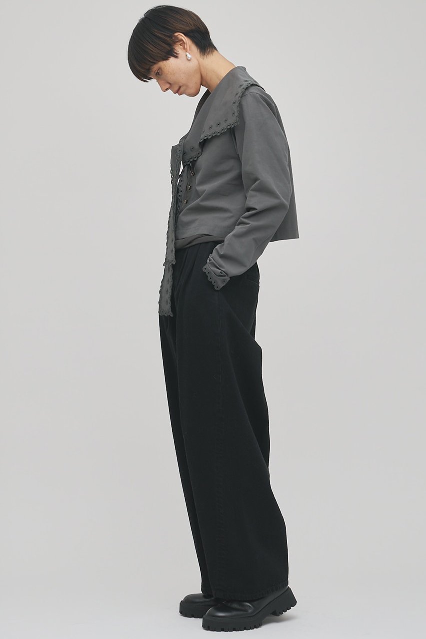 【ウィムガゼット/Whim Gazette】の【GEMINI】デニム 人気、トレンドファッション・服の通販 founy(ファニー) 　ファッション　Fashion　レディースファッション　Fashion for Women　パンツ　Pants & Trousers　デニムパンツ・ジーンズ・美脚デニム　Denim Jeans & Pants　スラックス　Slacks, Dress Pants　スリット　Slit, Slit Detail　デニム　Denim, Jeans Material　ネップ　Nepp, Slub Yarn　フロント　Front, Front Design　ポケット　Pocket, Pocket Detail　ループ　Loop, Loop Knit　ワイド　Wide, Wide Fit　other-3|ID: prp329100004793140 ipo3291000000035805513