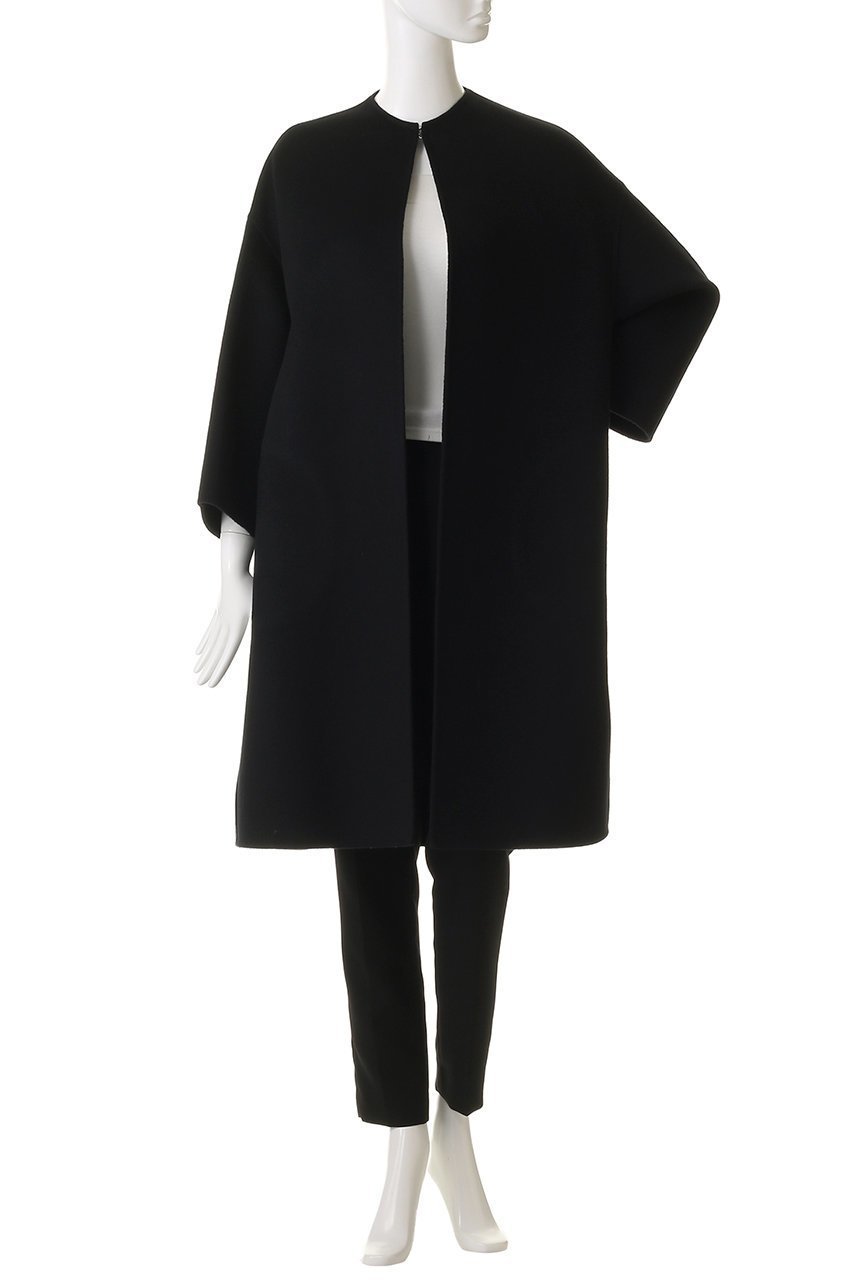 【マディソンブルー/MADISONBLUE】のBOTTLE NECK DROP CT BEAVER ボトルネックドロップコート 人気、トレンドファッション・服の通販 founy(ファニー) 　ファッション　Fashion　レディースファッション　Fashion for Women　アウター　Coat / Outerwear Collection　コート・ロングコート・ピーコート　Long Coats, Peacoats & More　ストレート　Straight, Straight Cut　フラット　Flat, Flat Shoes　フレア　Flare, Flared　ボトルネック　Bottle Neck, Mock Neck　ポケット　Pocket, Pocket Detail　ロング　Long, Long-Length　other-2|ID: prp329100004793146 ipo3291000000036156580