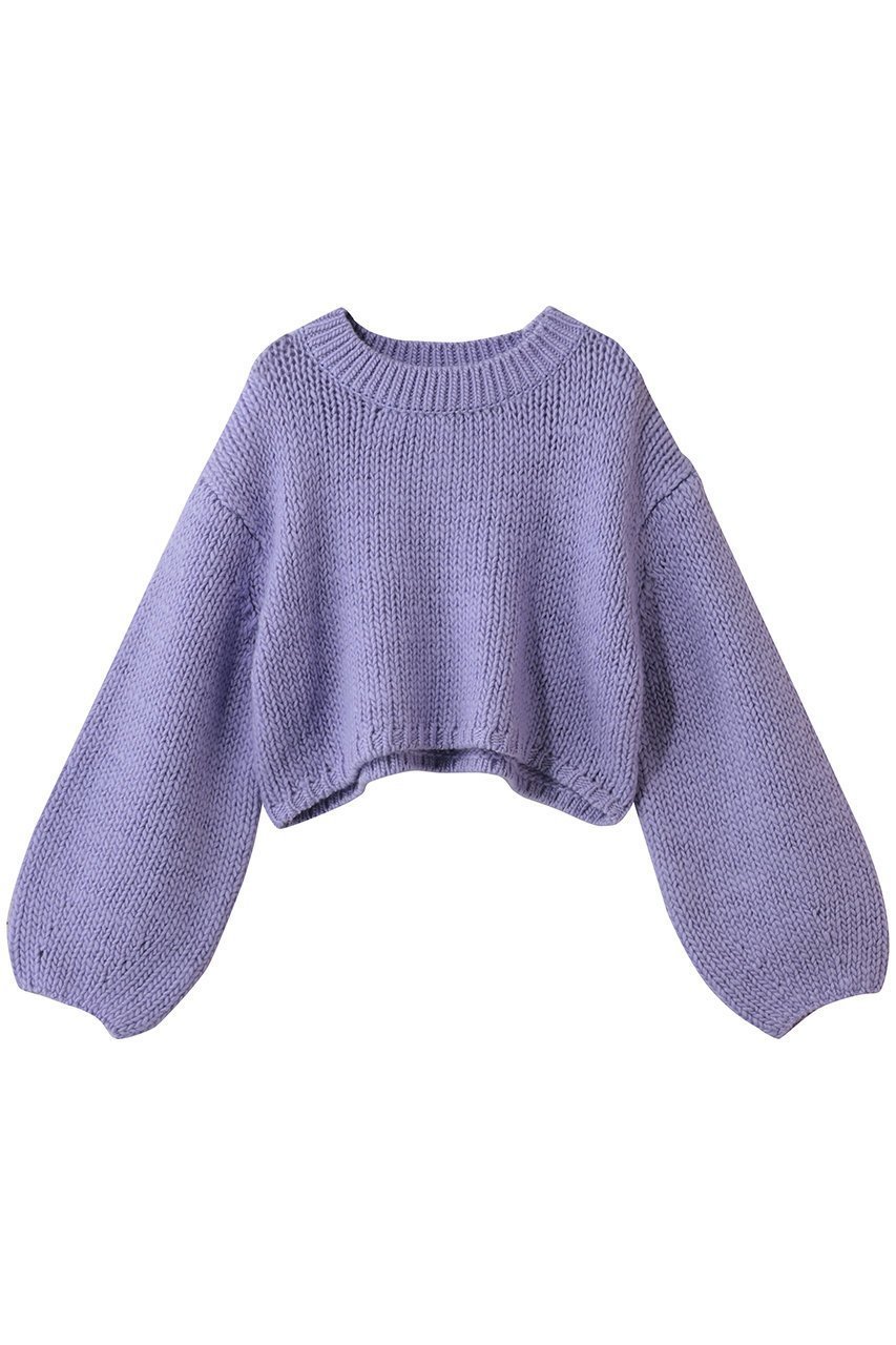 【ガリャルダガランテ/GALLARDAGALANTE】のローゲージニット インテリア・キッズ・メンズ・レディースファッション・服の通販 founy(ファニー) ファッション Fashion レディースファッション Fashion for Women トップス・カットソー Cut & Sew Tops ニット Knit Tops & Sweaters カジュアルプルオーバー・ニットトップス Pullovers & Knit Tops / Casual Pullovers バランス Balance, Style Balance リラックス Relax, Relaxed Fit ワイド Wide, Wide Fit エレガント 上品 Elegant 今季 This Season, Current Season 新作・新入荷 New Arrivals / New In パープル|ID: prp329100004793149 ipo3291000000034778111