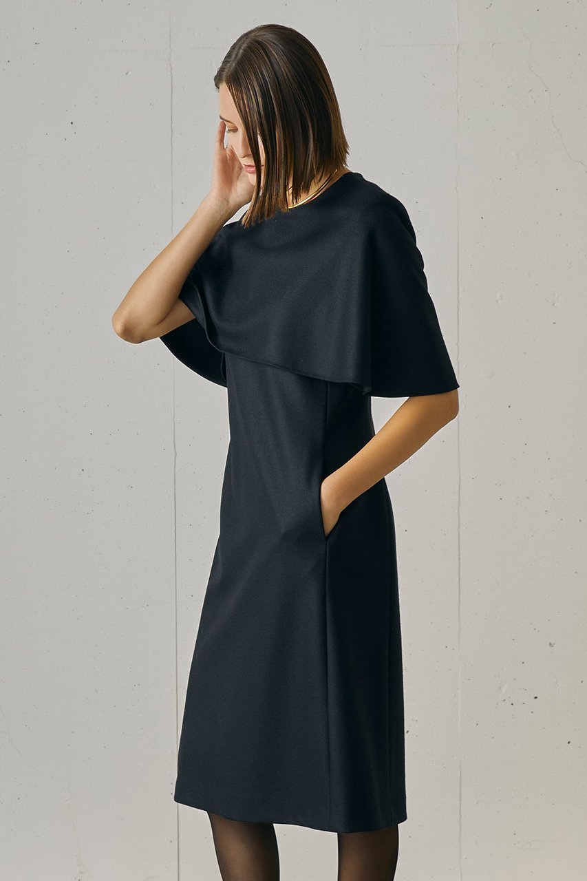 【ジェイドット/j.】のプレミアムジャージー ケープワンピース 人気、トレンドファッション・服の通販 founy(ファニー) 　ファッション　Fashion　レディースファッション　Fashion for Women　ワンピース　Dresses　チュニック　Tunic Tops & Dresses　なめらか　Smooth, Silky Texture　チュニック　Tunic, Long Top　フィット　Fit, Slim Fit　フェミニン　Feminine, Girly　フレア　Flare, Flared　プレミアム　Premium, High-End　ロング　Long, Long-Length　other-7|ID: prp329100004793151 ipo3291000000034816824