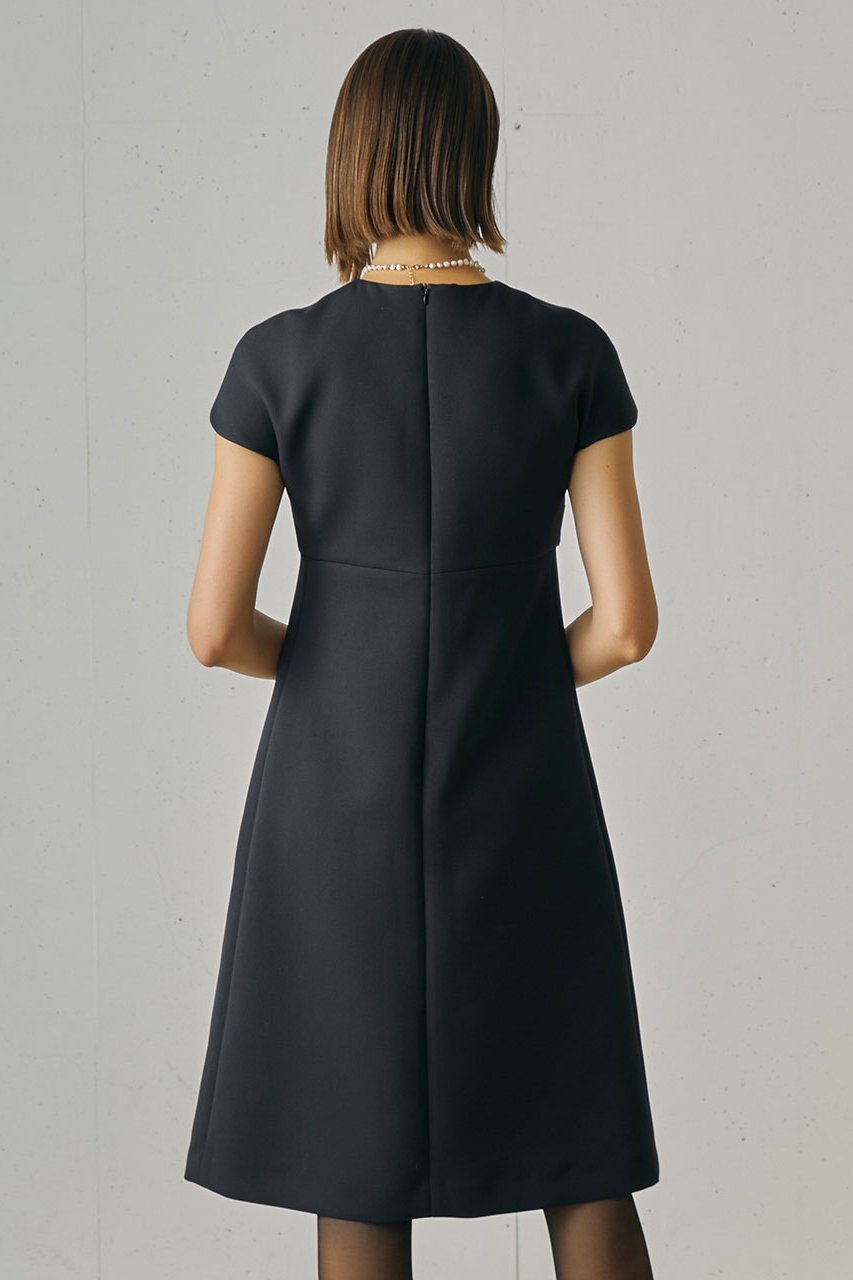 【ジェイドット/j.】のマトラッセクロス ナローリボンワンピース 人気、トレンドファッション・服の通販 founy(ファニー) 　ファッション　Fashion　レディースファッション　Fashion for Women　ワンピース　Dresses　チュニック　Tunic Tops & Dresses　エレガント 上品　Elegant　スマート　Smart, Elegant　スリーブ　Sleeve, Long Sleeve / Short Sleeve　チュニック　Tunic, Long Top　バランス　Balance, Style Balance　パーティ　Party, Party Style　フレア　Flare, Flared　フレンチ　French, French Style　リボン　Ribbon, Bow　ロング　Long, Long-Length　other-7|ID: prp329100004793152 ipo3291000000034816827