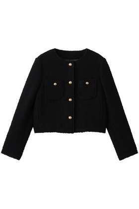 【ジェイドット/j.】 リングツイードノーカラージャケット人気、トレンドファッション・服の通販 founy(ファニー) ファッション Fashion レディースファッション Fashion for Women アウター Coat / Outerwear Collection レディースジャケット・軽アウター Jackets ノーカラージャケット / シンプル上品コーデ Collarless Jackets オケージョン Occasion Wear ショート Short, Short Length ジャケット Jacket, Outerwear センター Center, Center Line ツイード Twill, Twill Weave リュクス Luxury, Elegant, High-End, Chic レース Lace, Lace Fabric 新作・新入荷 New Arrivals / New In |ID:prp329100004793154