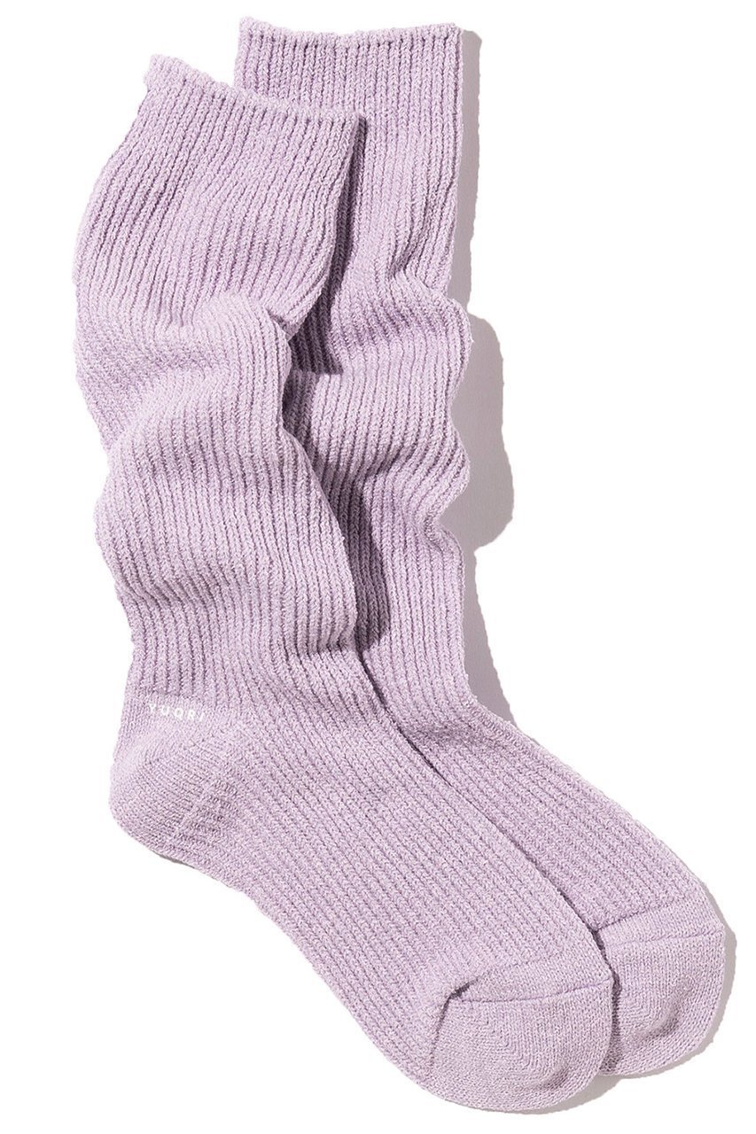 【ユクリ/YUQRI】のcrispy warm ソックス インテリア・キッズ・メンズ・レディースファッション・服の通販 founy(ファニー) 　ファッション　Fashion　レディースファッション　Fashion for Women　ソックス&靴下　Socks & Hosiery　レッグウェア・ストッキング　Legwear & Hosiery　アクリル　Acrylic Material　ソックス　Socks, Hosiery　ユニセックス　Unisex, Genderless　リラックス　Relax, Relaxed Fit　ルーズ　Loose, Oversized　新作・新入荷　New Arrivals / New In　ラベンダー|ID: prp329100004793160 ipo3291000000034778204
