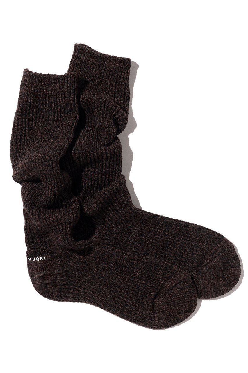 【ユクリ/YUQRI】のcrispy warm ソックス インテリア・キッズ・メンズ・レディースファッション・服の通販 founy(ファニー) 　ファッション　Fashion　レディースファッション　Fashion for Women　ソックス&靴下　Socks & Hosiery　レッグウェア・ストッキング　Legwear & Hosiery　アクリル　Acrylic Material　ソックス　Socks, Hosiery　ユニセックス　Unisex, Genderless　リラックス　Relax, Relaxed Fit　ルーズ　Loose, Oversized　ブラウン|ID: prp329100004793160 ipo3291000000035805638