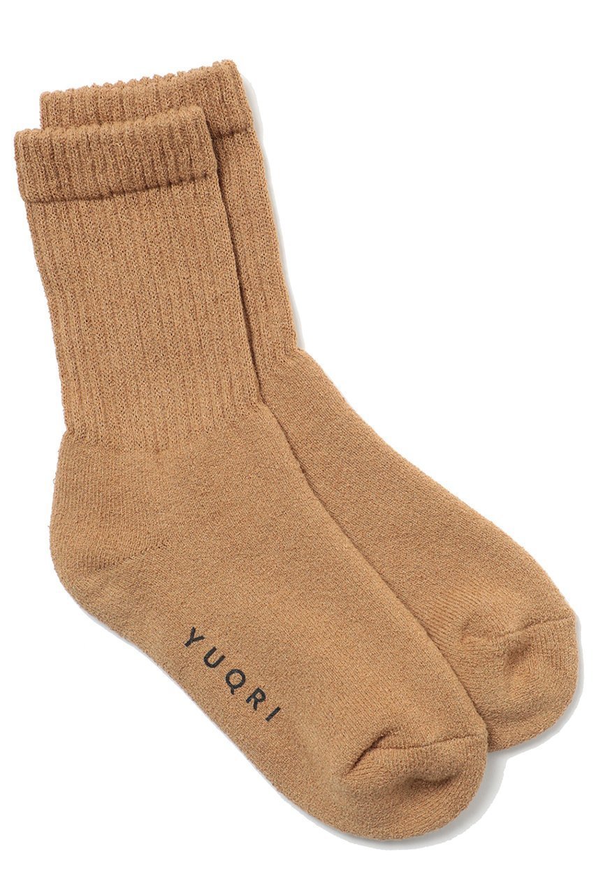 【ユクリ/YUQRI】のPuffy ソックス インテリア・キッズ・メンズ・レディースファッション・服の通販 founy(ファニー) 　ファッション　Fashion　レディースファッション　Fashion for Women　ソックス&靴下　Socks & Hosiery　レッグウェア・ストッキング　Legwear & Hosiery　クッション　Cushion, Throw Pillow　ソックス　Socks, Hosiery　ユニセックス　Unisex, Genderless　ループ　Loop, Loop Knit　日本製　Made In Japan　ブラウン|ID: prp329100004793162 ipo3291000000035805672