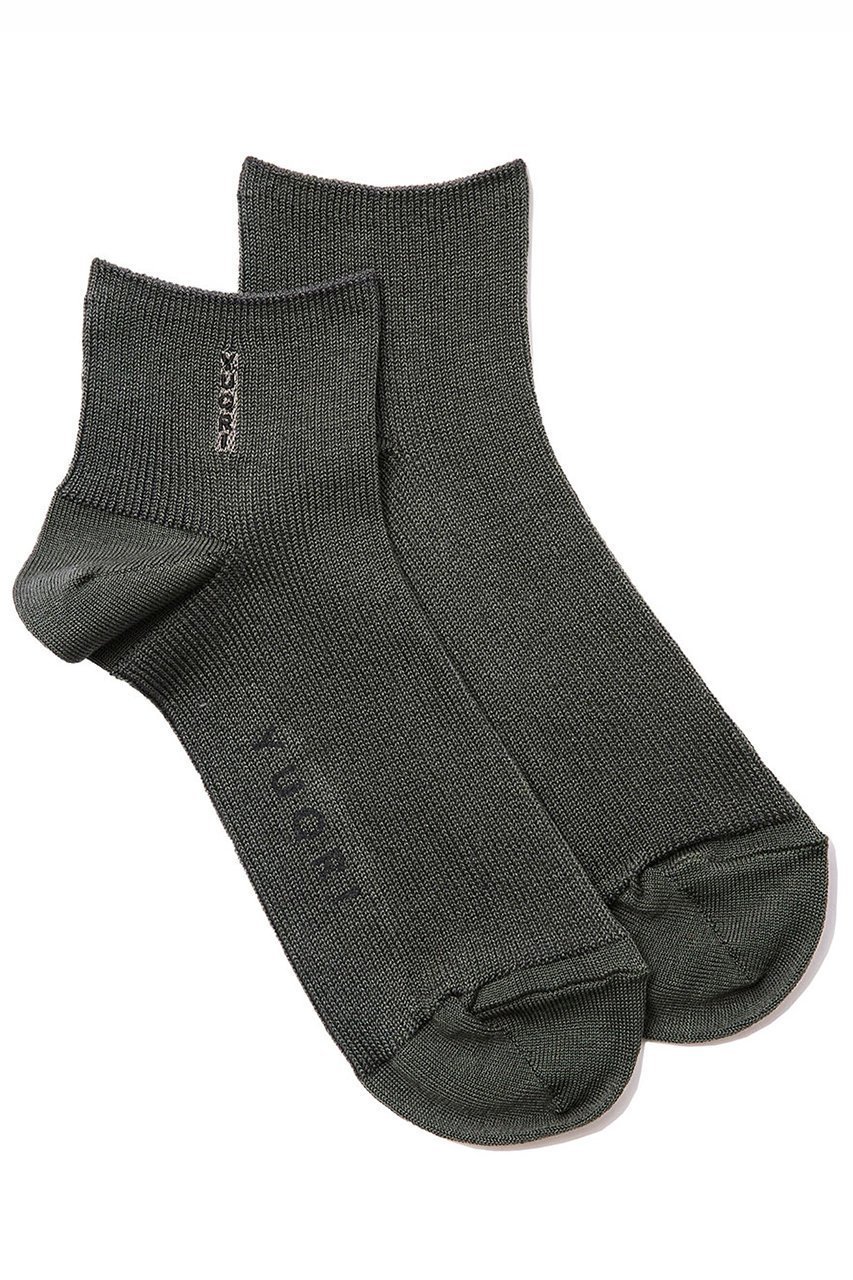 【ユクリ/YUQRI】のsilky ankle ソックス インテリア・キッズ・メンズ・レディースファッション・服の通販 founy(ファニー) 　ファッション　Fashion　レディースファッション　Fashion for Women　ソックス&靴下　Socks & Hosiery　レッグウェア・ストッキング　Legwear & Hosiery　シルク　Silk, 100% Silk　シルケット　Silket, Silky Cotton　ソックス　Socks, Hosiery　とろみ　Fluid, Flowy Fabric　なめらか　Smooth, Silky Texture　ユニセックス　Unisex, Genderless　新作・新入荷　New Arrivals / New In　ダークグレー|ID: prp329100004793168 ipo3291000000036216566
