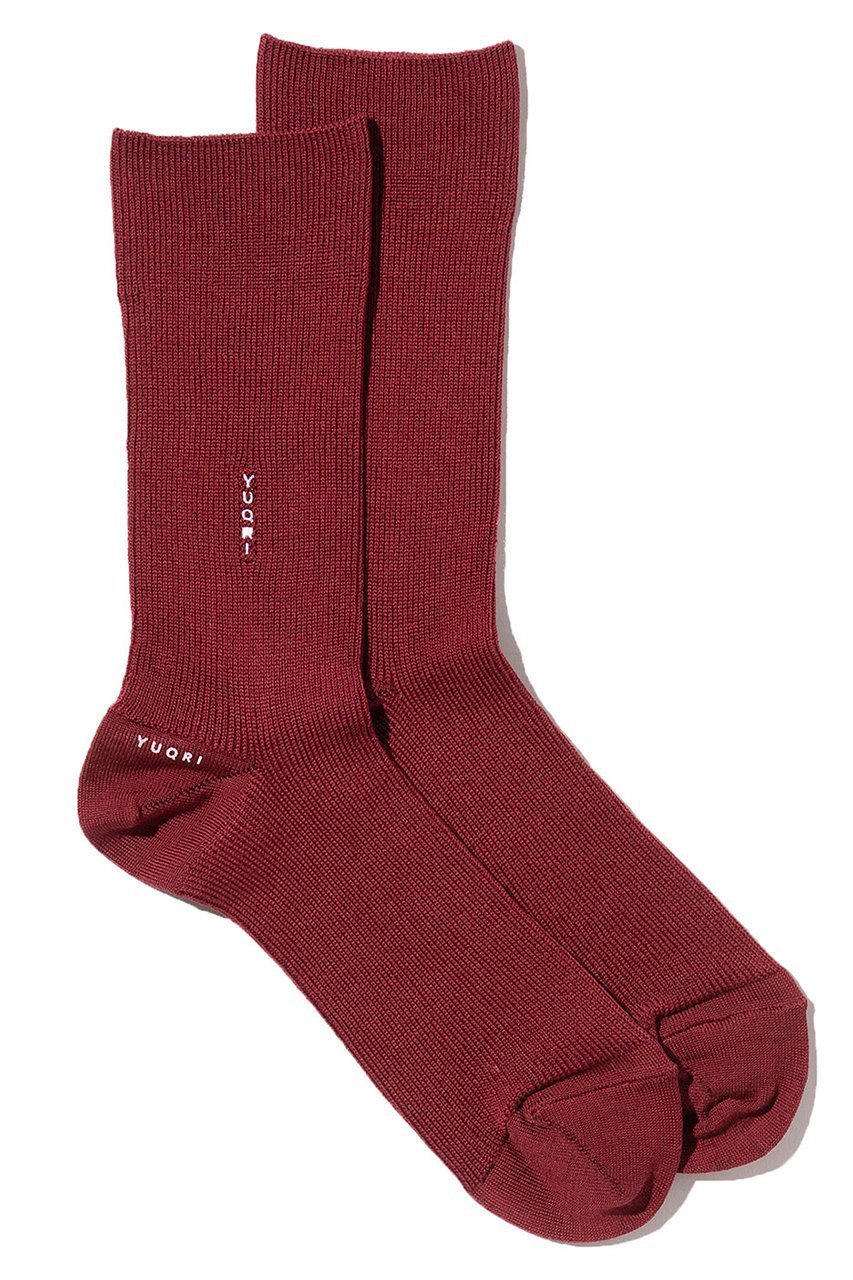 【ユクリ/YUQRI】のsilky crew ソックス インテリア・キッズ・メンズ・レディースファッション・服の通販 founy(ファニー) ファッション Fashion レディースファッション Fashion for Women ソックス&靴下 Socks & Hosiery レッグウェア・ストッキング Legwear & Hosiery シルク Silk, 100% Silk シルケット Silket, Silky Cotton ソックス Socks, Hosiery とろみ Fluid, Flowy Fabric なめらか Smooth, Silky Texture ユニセックス Unisex, Genderless 新作・新入荷 New Arrivals / New In ワイン|ID: prp329100004793169 ipo3291000000034778334