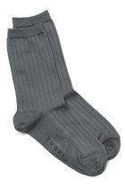 【ユクリ/YUQRI】のattach broad rib ソックス ダークグレー|ID: prp329100004793170 ipo3291000000034778349