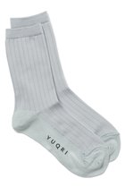 【ユクリ/YUQRI】のattach broad rib ソックス ライトグレー|ID: prp329100004793170 ipo3291000000034778350