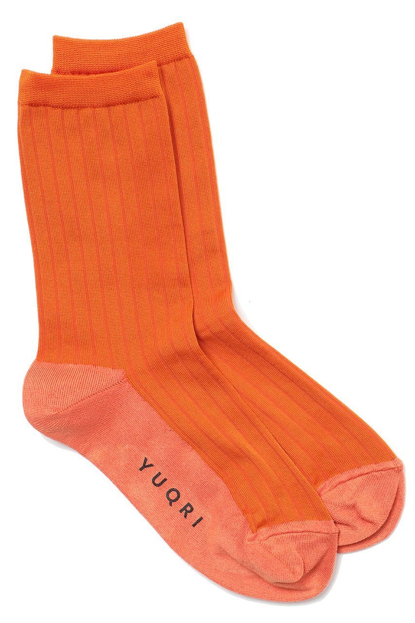 【ユクリ/YUQRI】のattach broad rib ソックス インテリア・キッズ・メンズ・レディースファッション・服の通販 founy(ファニー) ファッション Fashion レディースファッション Fashion for Women ソックス&靴下 Socks & Hosiery レッグウェア・ストッキング Legwear & Hosiery エレガント 上品 Elegant 軽量 Lightweight, Ultra Light ソックス Socks, Hosiery ドレス Dress, One-Piece ユニセックス Unisex, Genderless 新作・新入荷 New Arrivals / New In オレンジ|ID: prp329100004793170 ipo3291000000034778351
