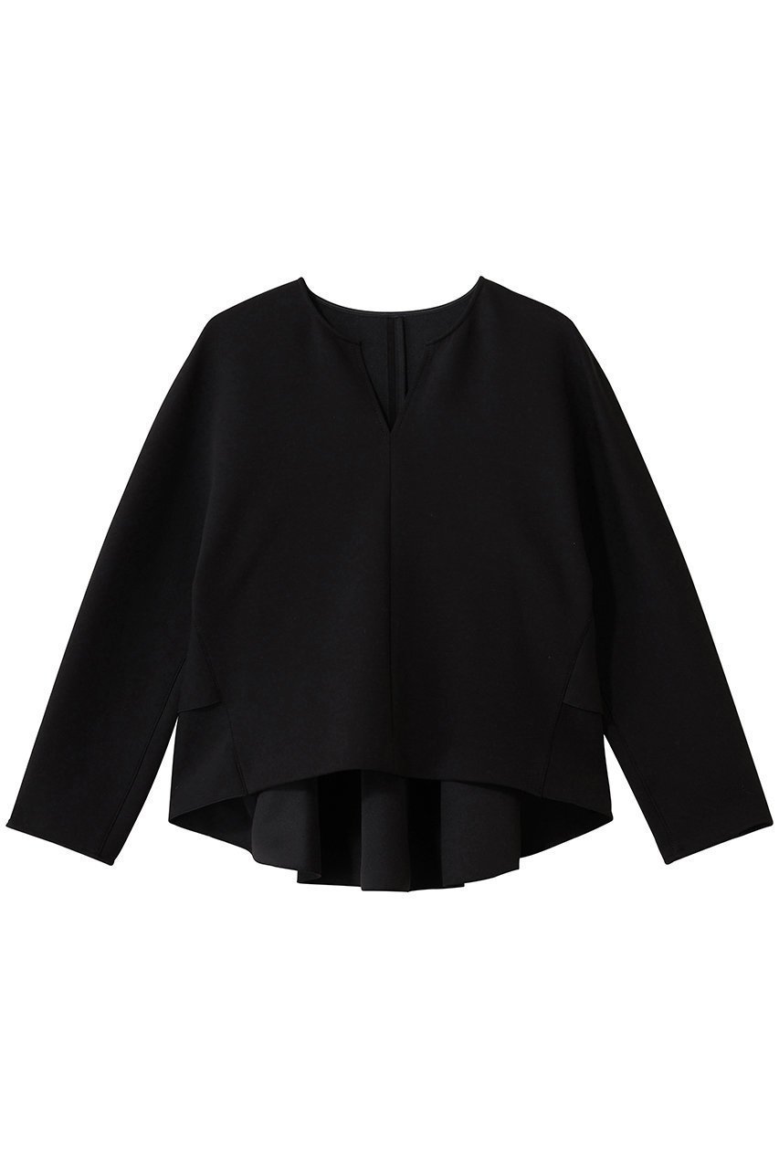 【アナイ/ANAYI】のダンボールバックティアードプルオーバー インテリア・キッズ・メンズ・レディースファッション・服の通販 founy(ファニー) ファッション Fashion レディースファッション Fashion for Women トップス・カットソー Cut & Sew Tops シャツ・ブラウス・オフィスカジュアル Elegant Blouses & Button-Ups ロングTシャツ・Tシャツ Longline T-Shirts & Tees カジュアルプルオーバー・ニットトップス Pullovers & Knit Tops / Casual Pullovers カットソー・ベーシックTシャツ Cut-and-Sewn Tops / Stretch Tees & Basics 2026年 2026 エレガント 上品 Elegant スリット Slit, Slit Detail スリーブ Sleeve, Long Sleeve / Short Sleeve フロント Front, Front Design ロング Long, Long-Length 夏 Summer 春 Spring S/S・春夏 SS, Spring/Summer, Warm Season ブラック|ID: prp329100004793178 ipo3291000000034778433