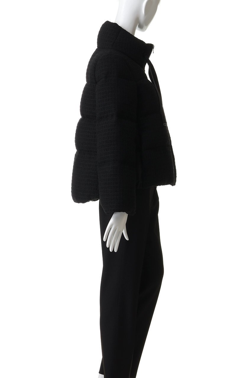 【アナイ/ANAYI】のラティスツィードダウンコート 人気、トレンドファッション・服の通販 founy(ファニー) 　ファッション　Fashion　レディースファッション　Fashion for Women　アウター　Coat / Outerwear Collection　コート・ロングコート・ピーコート　Long Coats, Peacoats & More　ダウンジャケット・軽量ダウン　Warm & Lightweight Down Jackets　スタンド　Stand Collar, Upright Stand　ダウン　Down, Puffer　ツイード　Twill, Twill Weave　バランス　Balance, Style Balance　エレガント 上品　Elegant　other-3|ID: prp329100004793179 ipo3291000000036779202