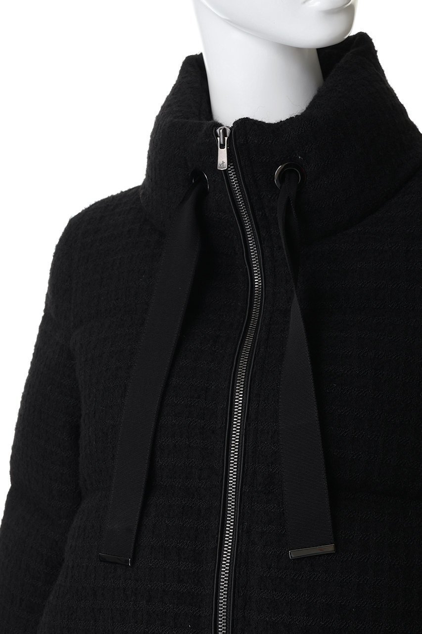 【アナイ/ANAYI】のラティスツィードダウンコート 人気、トレンドファッション・服の通販 founy(ファニー) 　ファッション　Fashion　レディースファッション　Fashion for Women　アウター　Coat / Outerwear Collection　コート・ロングコート・ピーコート　Long Coats, Peacoats & More　ダウンジャケット・軽量ダウン　Warm & Lightweight Down Jackets　スタンド　Stand Collar, Upright Stand　ダウン　Down, Puffer　ツイード　Twill, Twill Weave　バランス　Balance, Style Balance　エレガント 上品　Elegant　other-5|ID: prp329100004793179 ipo3291000000036779204