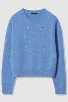 【アルアバイル/allureville】のビジュープルオーバー 人気、トレンドファッション・服の通販 founy(ファニー) ファッション Fashion レディースファッション Fashion for Women トップス・カットソー Cut & Sew Tops ニット Knit Tops & Sweaters カジュアルプルオーバー・ニットトップス Pullovers & Knit Tops / Casual Pullovers 2026年 2026 インナー Innerwear コンパクト Compact, Small Size ジャケット Jacket, Outerwear ビジュー Bijou, Jewel-like Accent メタリック Metallic, Shiny Finish モダン Modern, Contemporary モチーフ Motif, Design Theme リュクス Luxury, Elegant, High-End, Chic 夏 Summer 春 Spring S/S・春夏 SS, Spring/Summer, Warm Season thumbnail ブルー|ID: prp329100004793181 ipo3291000000034778458