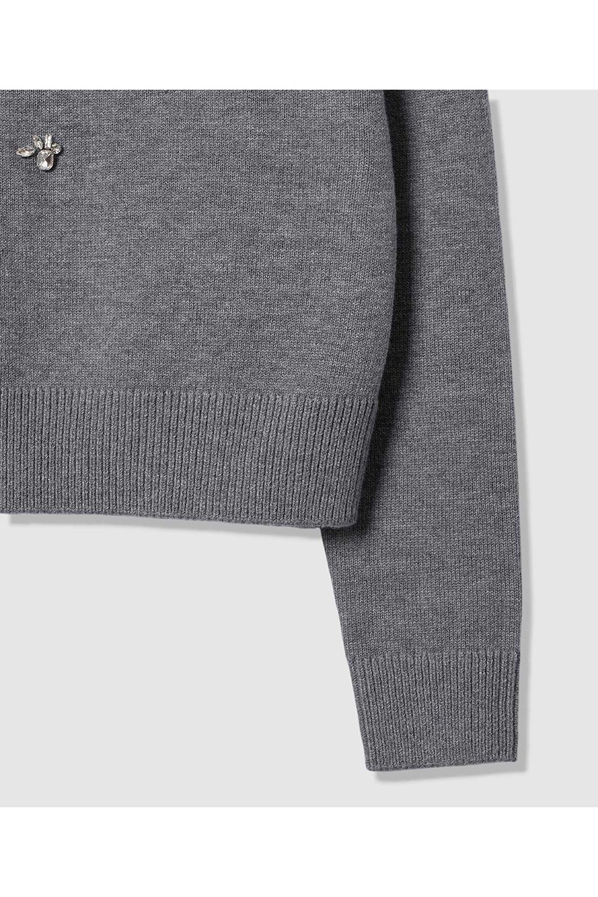 【アルアバイル/allureville】のビジュープルオーバー 人気、トレンドファッション・服の通販 founy(ファニー) ファッション Fashion レディースファッション Fashion for Women トップス・カットソー Cut & Sew Tops ニット Knit Tops & Sweaters カジュアルプルオーバー・ニットトップス Pullovers & Knit Tops / Casual Pullovers 2026年 2026 インナー Innerwear コンパクト Compact, Small Size ジャケット Jacket, Outerwear ビジュー Bijou, Jewel-like Accent メタリック Metallic, Shiny Finish モダン Modern, Contemporary モチーフ Motif, Design Theme リュクス Luxury, Elegant, High-End, Chic 夏 Summer 春 Spring S/S・春夏 SS, Spring/Summer, Warm Season other-4|ID: prp329100004793181 ipo3291000000034778462