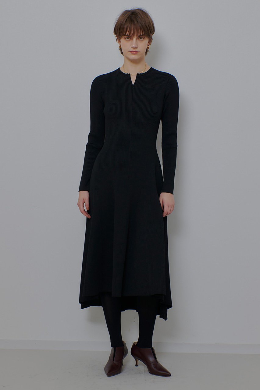 【アルアバイル/allureville】のコンシールフロントマチフレアリブワンピース 人気、トレンドファッション・服の通販 founy(ファニー) ファッション Fashion レディースファッション Fashion for Women ワンピース Dresses チュニック Tunic Tops & Dresses 2026年 2026 スキッパー Skipper, Open Collar チュニック Tunic, Long Top フロント Front, Front Design マーメイド Mermaid, Fishtail Silhouette ロング Long, Long-Length 夏 Summer 春 Spring S/S・春夏 SS, Spring/Summer, Warm Season other-1|ID: prp329100004793182 ipo3291000000034778467