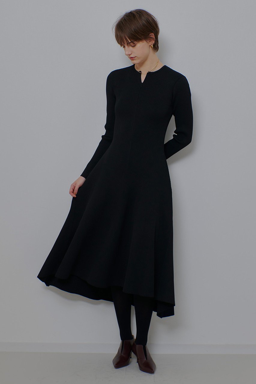 【アルアバイル/allureville】のコンシールフロントマチフレアリブワンピース 人気、トレンドファッション・服の通販 founy(ファニー) ファッション Fashion レディースファッション Fashion for Women ワンピース Dresses チュニック Tunic Tops & Dresses 2026年 2026 スキッパー Skipper, Open Collar チュニック Tunic, Long Top フロント Front, Front Design マーメイド Mermaid, Fishtail Silhouette ロング Long, Long-Length 夏 Summer 春 Spring S/S・春夏 SS, Spring/Summer, Warm Season other-2|ID: prp329100004793182 ipo3291000000034778470